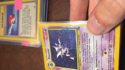 [Stain Error] Haunter Holo Blue Stain Error 6/62 Fossil Pokemon - Image 2