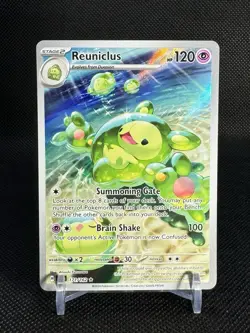 POKEMON REUNICLUS 171/162 SCARLET & VIOLET TEMPORAL FORCES ILLUSTRATION RARE- NM - Image 1