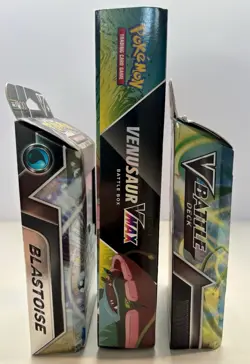 Pokemon TCG Venasaur VMAX Battle Box-Venusaur & Blastoise V Battle Decks-New! - Image 4