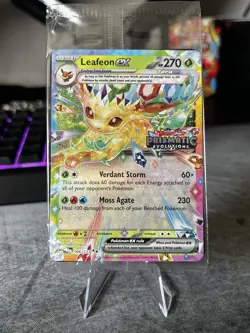 Leafeon ex 006/131 Prismatic Evolutions Stamped Promo Pokemon TCG SEALED - Image 1