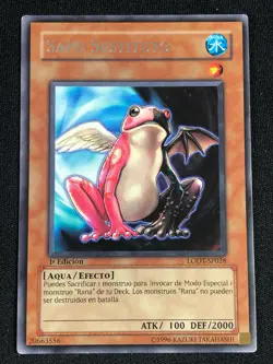 YUGIOH SUBSTITOAD LODT-SP028 1ST RARE LP SPANISH - Image 1