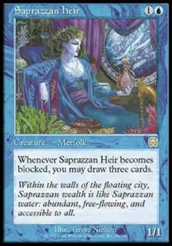 Saprazzan Heir - Medium Play MTG Mercadian Masques - Image 1