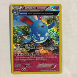 Azumarill 104/160 XY Primal Clash - Full Art - Rare Holo Card Pokemon TCG - Image 1