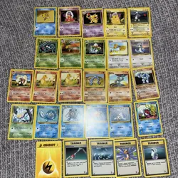 Base Set 2 - Pokemon TCG Vintage 1999 Lot - Rare, Uncommon, Common - 27 Cards - Image 1