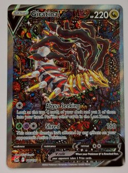 Giratina V Alt Art #186/196 Lost Origin SWSH Holo English Pokemon Card NM - Image 1
