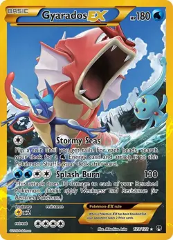 Gyarados EX 123/122 XY BREAKpoint 2016 Secret Rare SHINY Pokemon Card TCG LP - Image 1