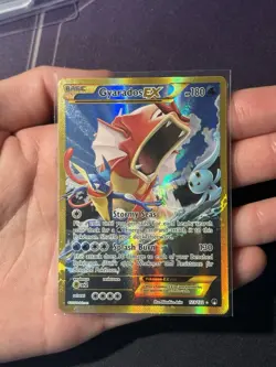 Gyarados EX 123/122 XY BREAKpoint 2016 Secret Rare SHINY Pokemon Card TCG LP - Image 2
