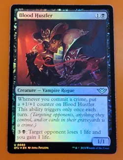 1x Blood Hustler | FOIL | Outlaws of Thunder Junction | MTG Magic Cards - Image 1