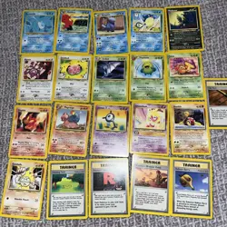 Vintage Pokemon TCG 21 Card Lot - Neo Revelation Common Uncommon Rare - Image 1