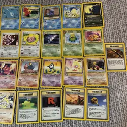 Vintage Pokemon TCG 21 Card Lot - Neo Revelation Common Uncommon Rare - Image 2