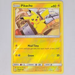 Pikachu 55/236 Unified Minds Reverse Holo Common Pokemon Card TCG English LP - Image 1