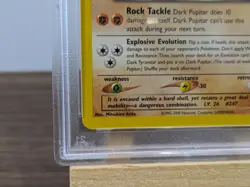 Dark Pupitar 38/105 PSA 8 Neo Destiny 2002 Pokemon Graded Card Vintage TCG - Image 4