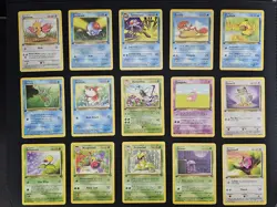 Pokemon 25 Card Lot Jungle & Fossil 1999 WOTC 1st Edition NM/LP - Image 1