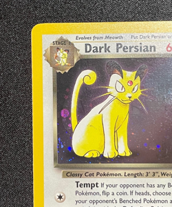 Pokemon Card - Dark Persian # 17 WOTC Black Star Promo Holo - NM - Image 5