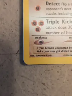Pokemon TCG Hitmontop Holo Rare Card Neo Discovery 3/75 NM Condition - Image 5