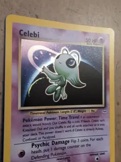 Pokemon TCG Celebi Neo Revelation Holo Rare Card 3/64 NM Condition - Image 2