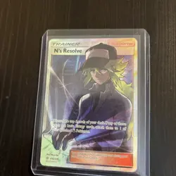 Pokemon 2019 Cosmic Eclipse N's Resolve Full Art Card 232/236 - Image 3