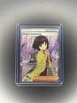 Erika's Invitation Full Art NM 196/165 Scarlet & Violet 151 Pokemon Card - Image 1