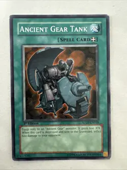 Ancient Gear Tank- YuGiOh spell card- 1st edition - Image 1