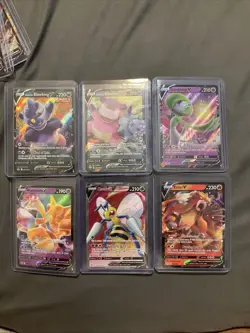 Pokemon V Card Lot of 6 Holo Rare Full Art - Image 1