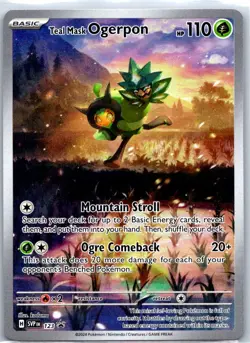 Teal Mask Ogerpon Promo SV: Scarlet & Violet Promo Cards 123 NM - Image 1