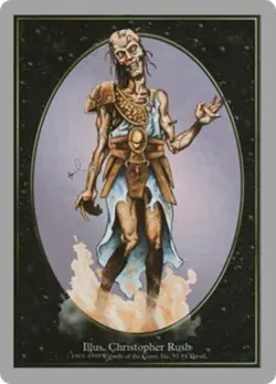 MTG Zombie Token, Unglued, Heavily Played, English - Image 1