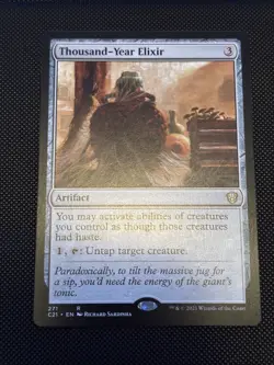 Thousand-Year Elixir [Commander 2021] - MtG Magic the Gathering - NM - Image 1