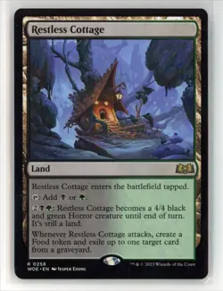 MtG WoE Restless Cottage #258 Non-Foil - Image 1