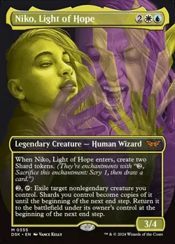 1 x Niko, Light of Hope - Showcase - Duskmourn: House of Horror - NM-Mint - MTG - Image 1