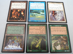 MTG Korean (Urza's Saga, Visions) x6 Griffin Canyon, Endless Wurm, Claws of Gix - Image 5