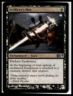 FOIL Artificer's Hex #85 Magic 2014 (M14) - Image 1