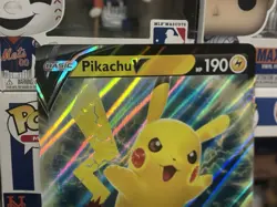 Pokemon TCG Black Star Promo - Pikachu V SWSH198 - Jumbo Holo Card - Image 2