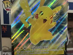 Pokemon TCG Black Star Promo - Pikachu V SWSH198 - Jumbo Holo Card - Image 3