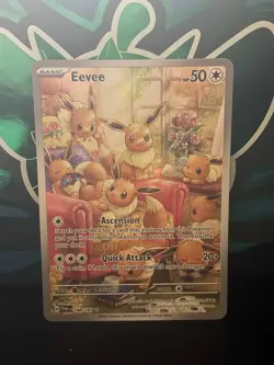 Eevee 188/167 Secret Rare Full Art - Pokemon TCG Twilight Masquerade - Mint/Near - Image 1