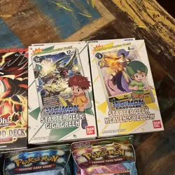 Sealed TCG Starter Deck Lot X7 Pokemon, Digimon & Yu-gi-oh - Image 3
