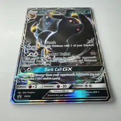 Umbreon GX - SM36 - Ultra Black Star Promo Holo - Pokemon TCG HP (DMG) - Image 2