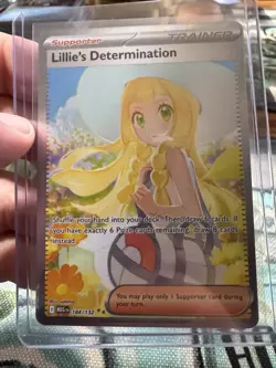 Pokemon Full Art Lillie’s Determination Special Illustration Rare 184/132 SAR - Image 5