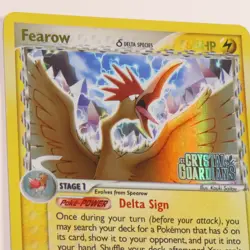 Fearow Holo Stamped 18/100 Pokemon EX Crystal Guardians - Image 2