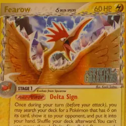 Fearow Holo Stamped 18/100 Pokemon EX Crystal Guardians - Image 3