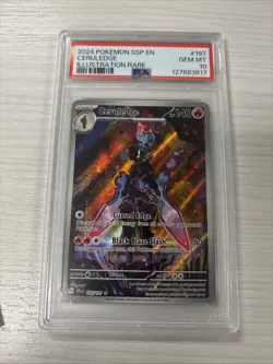 2024 Pokemon SSP en Surging Sparks Illustration Rare Ceruledge #197 PSA 10 - Image 1