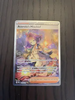 Pokemon Acerola's Mischief Mega Evolutions SIR 183/132 NM - Image 1