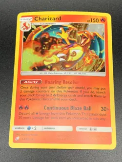 Charizard 14/181 Cosmos Holo Rare Sun & Moon: Team Up Costco 2019 Pokemon NM - Image 1