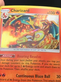 Charizard 14/181 Cosmos Holo Rare Sun & Moon: Team Up Costco 2019 Pokemon NM - Image 2