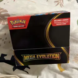 Pokemon Mega Evolution Empty Booster Box NO Packs Free Shipping Lucario - Image 1