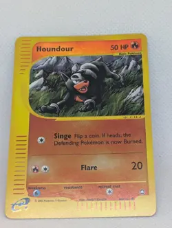 Houndour - Aquapolis - 86/147 - Reverse Holo Rare - Pokemon TCG - Nintendo LP - Image 3