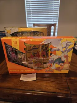 Pokemon TCG Reshiram & Charizard-GX Factory Sealed Premium Collection Box - Image 1
