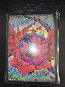 Yu-Gi-Oh Black Rose Dragon Official Konami OCG Sleeves 70 - Image 1