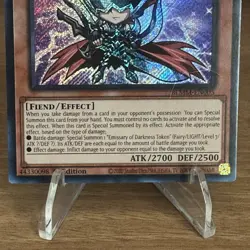Yugioh TCG Gorz The Emissary of Darkness BLMM-EN005 1st Edition Secret Rare - Image 3