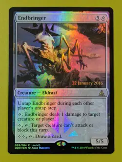 FOIL PROMO Endbringer x1 Oath of the Gatewatch Launch Party Cards 1x MTG - Image 1