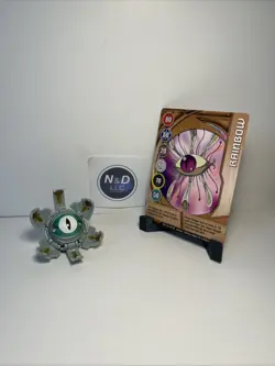 Bakugan Haos Tentaclear 280G Gray Battle Brawlers Rare Green Eyes W/Card RARE - Image 1